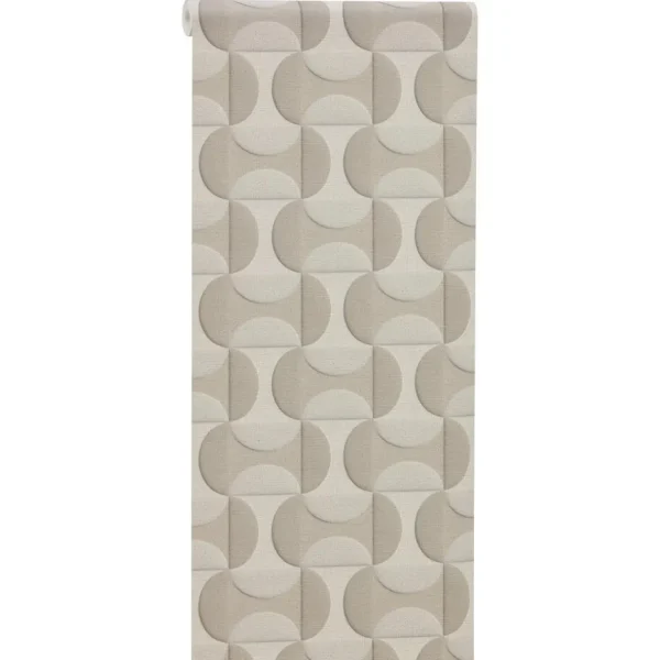 Kwantum Vliesbehang | Behang Nova Taupe