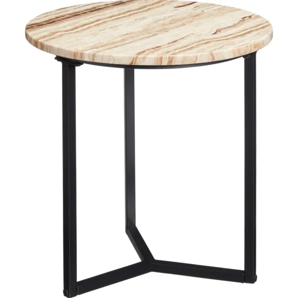 Kwantum Bijzettafels | Bijzettafel Corato Marmer Naturel - Ø 50cm ø 50 Cm Ø050CM