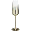 Kwantum Kerstservies | Glazen | Champagneglas Shine Goud - 270 Ml