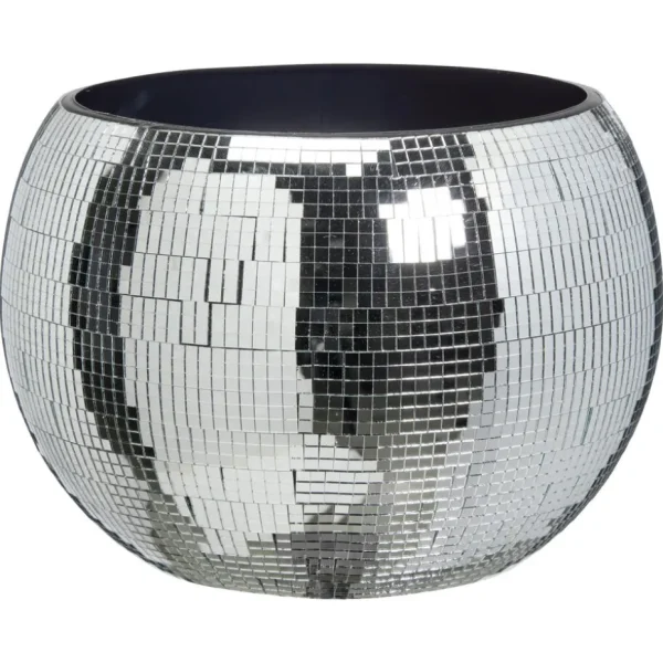 Kwantum Kerstservies | Glazen | Champagnekoeler Disco ⌀25cm Zilver