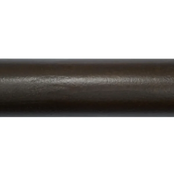 Kwantum Gordijnroedes | Gordijnroede 200cm Walnoot Bruin Hout Ø28mm