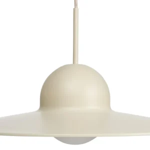 Kwantum Hanglampen | Hanglamp Beanie Off-white ø 45x120 Cm Ø045X120CM