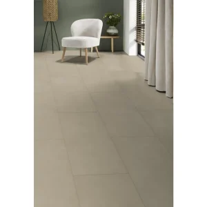 Kwantum Klik Pvc-Vloeren | Tegellook Pvc Vloeren | Klik PVC Greighton Beige Tegel XL Plank Je berekent hoeveel meters je nodig hebt door lengte en breedte in te vullen