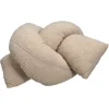 Kwantum Sierkussens | Kussenrol Teddy Zand Beige