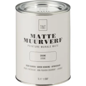 Kwantum Muurverf | Muurverf Mat Crème 1 L 1L