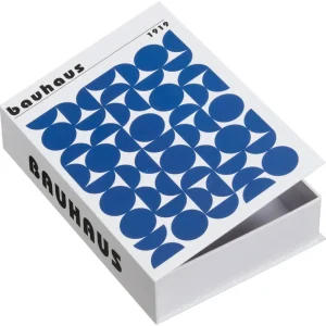 Kwantum Decoratieve Opbergdozen | Opbergboek Bauhaus Blauw 16x23x5 Cm 16x23 Cm