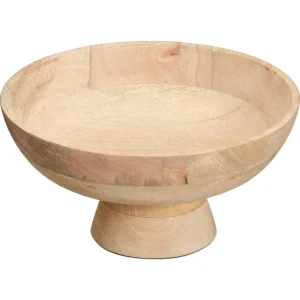 Kwantum Schalen | Schalen | Schaal Op Voet ⌀30cm Hout Naturel