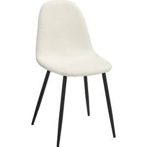 Kwantum Eetkamerstoelen | Stoel Napoli Off-White Creme