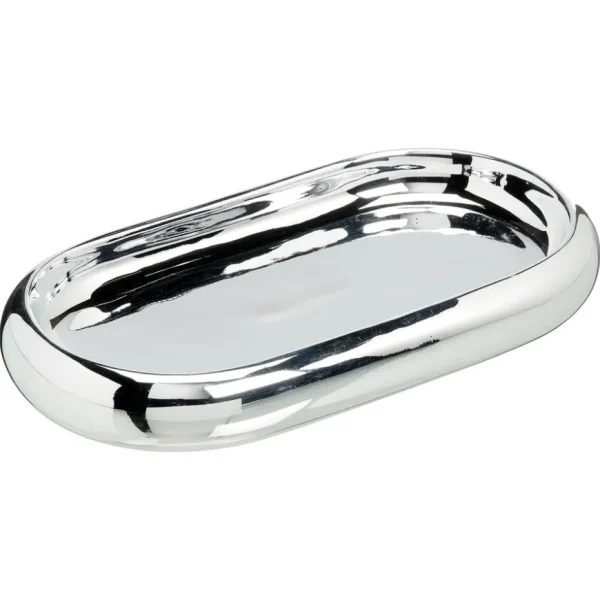 Kwantum Badkameraccessoires | Tray Bumper Ovaal Zilver