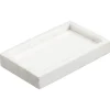 Kwantum Badkameraccessoires | Tray Marmer 20x12 Cm Wit