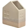 Kwantum Vazen & Potten | Vaas Huis Naturel 14x7,2x15,5 Cm 14x7x16 Cm