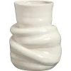Kwantum Vazen & Potten | Vaas Melted Crème - 30 Cm ø 20 Cm Ø020CM