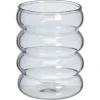 Kwantum Glazen | Glazen | Waterglas Wavy - 350 Ml Grijs