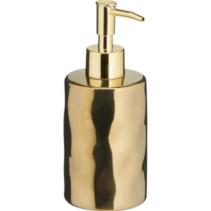 Kwantum Keukenaccessoires | Badkameraccessoires | Zeepdispenser Hammer Goud